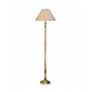 Lampadaire Asquith laiton et abat-jour beige imitation soie|Lampadaire|Luminaire Center
