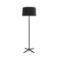 Lampadaire Hall, avec abat-jour en textile noir|Lampadaire|Luminaire Center