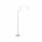 Lampadaire Twist, nickel satiné et abat jour blanc|Lampadaire|Luminaire Center