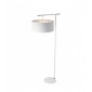 Lampadaire Balance, nickel poli, avec abat-jour blanc|Lampadaire|Luminaire Center