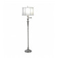 Lampadaire Arlington, nickel antique, avec abat-jour blanc cassé|Lampadaire|Luminaire Center