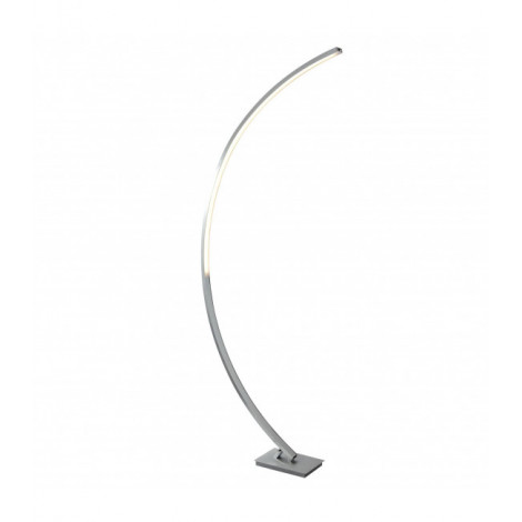 Lampadaire Colton, argent satiné et polycarbonate|Lampadaire|Luminaire Center