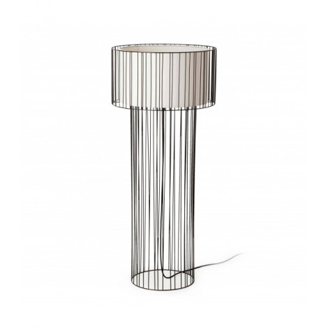 Lampadaire noir Linda 1 ampoule|Lampadaire|Luminaire Center