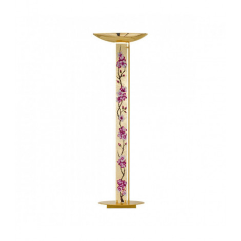 Lampadaire design DELPHI Or 24 Carats 2 ampoules Or Primavera|Lampadaire|Luminaire Center