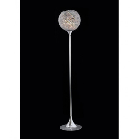 Lampadaire Ava 5 Ampoules chrome poli/cristal|Lampadaire|Luminaire Center