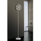 Lampadaire Geo avec Abat jour noir 9 Ampoules chrome poli/cristal|Lampadaire|Luminaire Center