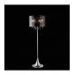 Lampadaire Trace avec ChromeAbat jour 4 Ampoules chrome poli//PVC/cristal|Lampadaire|Luminaire Center