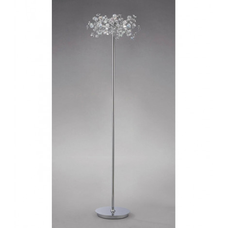 Lampadaire Savanna 3 Ampoules chrome poli/cristal|Lampadaire|Luminaire Center