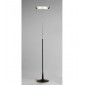 Lampadaire Zira 2 Ampoules G9, chrome poli/verre blanc dépoli/Wenge|Lampadaire|Luminaire Center