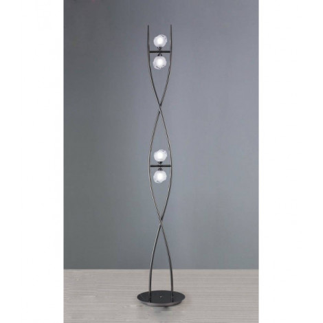 Lampadaire Fragma 4 Ampoules G9, chrome noir|Lampadaire|Luminaire Center