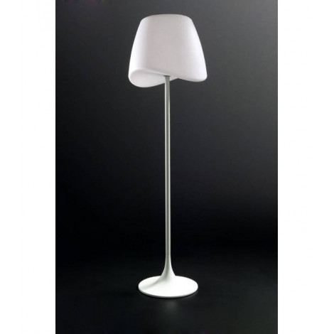 Lampadaire Cool 2 Ampoules CFL Outdoor IP65, blanc mat/blanc opal|Lampadaire|Luminaire Center