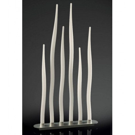 Lampadaire Estalacta 6 Ampoules GU10 Bar Indoor, argent/blanc opal|Lampadaire|Luminaire Center