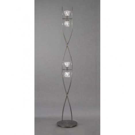 Lampadaire Iku 4 Ampoules G9, nickel satiné|Lampadaire|Luminaire Center