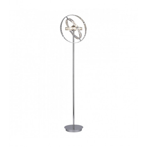 Lampadaire Eternity cristal et chrome poli 6 ampoules|Lampadaire|Luminaire Center