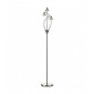 Lampadaire Luther chrome satiné et cristal 3 ampoules|Lampadaire|Luminaire Center