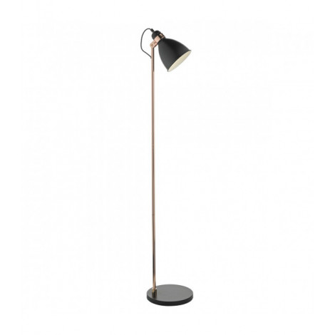 Lampadaire Frederick noir et cuivre 1 ampoule|Lampadaire|Luminaire Center