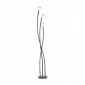 Lampadaire Morgan chrome noir et verre 3 ampoules|Lampadaire|Luminaire Center