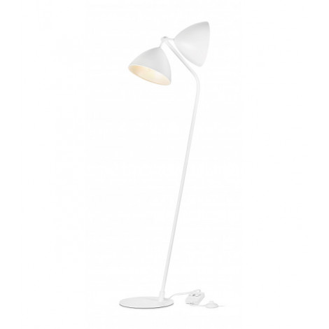 Lampadaire DAGMAR Blanc 2 ampoules|Lampadaire|Luminaire Center