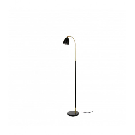 Lampadaire DELUXE en Métal et Noir/Laiton Diamètre 9,8 Cm|Lampadaire|Luminaire Center
