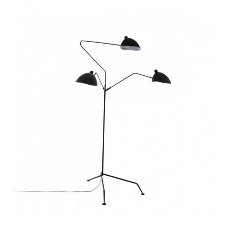 Lampadaire industriel et rétro Davis Noir|Lampadaire|Luminaire Center
