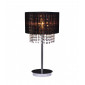 Lampe de bureau en cristal Astra BK Noir|Lampadaire|Luminaire Center