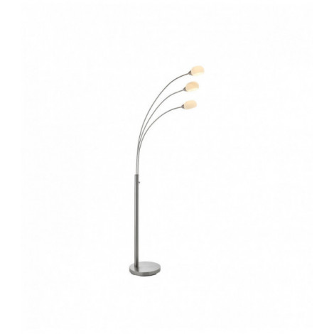 Lampadaire Jaspa Acier nickel satiné|Lampadaire|Luminaire Center