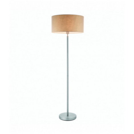 Lampadaire Owen Cylinder en Acier , tissu taupe|Lampadaire|Luminaire Center