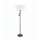 Lampadaire Owen Cylinder en Acier , tissu blanc vintage|Lampadaire|Luminaire Center