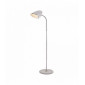 Lampadaire boston blanc et chrome|Lampadaire|Luminaire Center