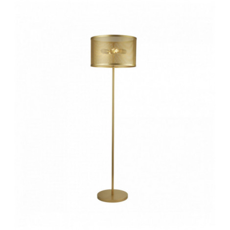 Lampadaire résille 2 ampoules or mat|Lampadaire|Luminaire Center