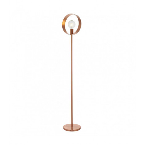 Lampadaire Hoop Acier Plaque de cuivre brossée 1 ampoule 149cm|Lampadaire|Luminaire Center