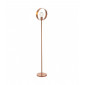 Lampadaire Hoop Acier Plaque de cuivre brossée 1 ampoule 149cm|Lampadaire|Luminaire Center