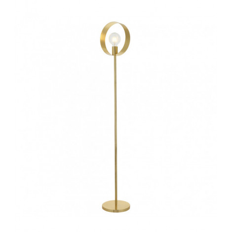 Lampadaire Hoop Acier Laiton satiné 3 ampoules 149cm|Lampadaire|Luminaire Center