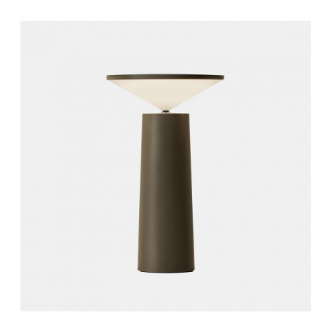 Lampadaire Cocktail Polycarbonate,aluminium Satin,gris olive 21,5 Cm|Lampadaire|Luminaire Center