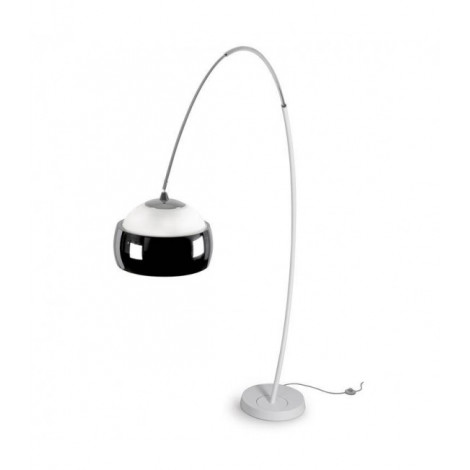 Lampadaire Arc 1 ampoule blanc|Lampadaire|Luminaire Center