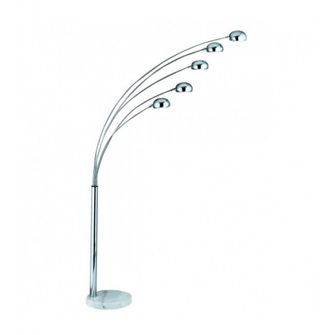 Lampadaire Giraffe Chrome 5 ampoules 210cm|Lampadaire|Luminaire Center