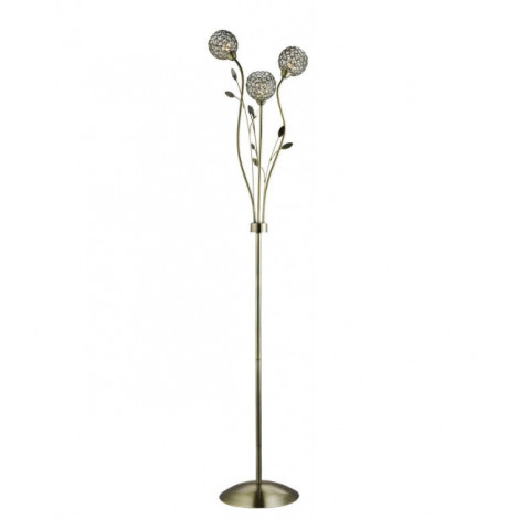 Lampadaire Bellis Laiton antique 3 ampoules 166cm|Lampadaire|Luminaire Center