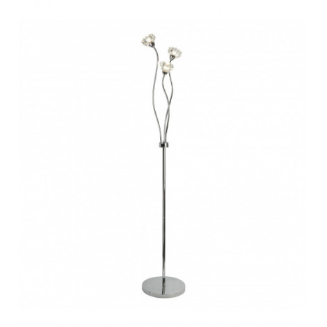 Lampadaire Sierra Acier Chrome 3 ampoules 160cm|Lampadaire|Luminaire Center