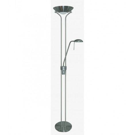 Lampadaire avec liseuse Mother Argent satiné 180 Cm|Lampadaire|Luminaire Center