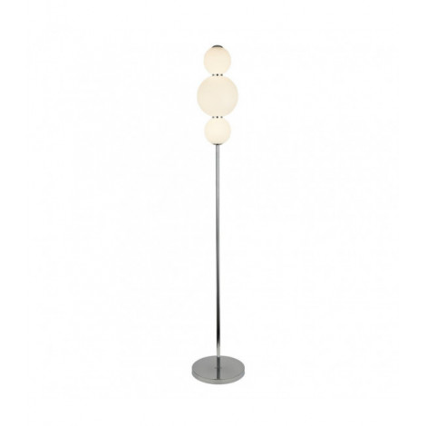 Lampadaire Snowball Verre blanc 1 ampoule 151cm|Lampadaire|Luminaire Center