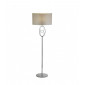 Lampadaire Loopy Tissu,acier doux Argent,chrome 1 ampoule 135cm|Lampadaire|Luminaire Center