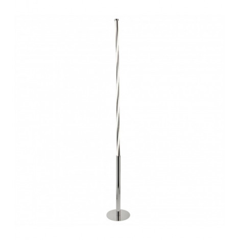 Lampadaire LED intégré Twister Acier Gris 2 ampoules 152,5cm|Lampadaire|Luminaire Center