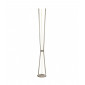 Lampadaire Tripod Aluminium Nickel satiné 3 ampoules 165cm|Lampadaire|Luminaire Center