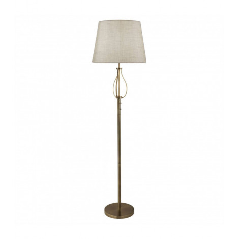 Lampadaire Vegas Aluminium Laiton antique 1 ampoule 152cm|Lampadaire|Luminaire Center