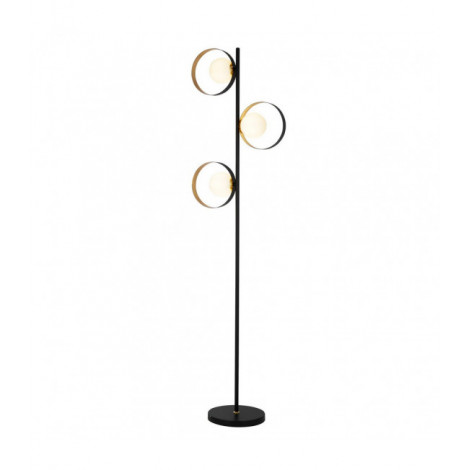 Lampadaire Orbital Acier Noir 3 ampoules 148,5cm|Lampadaire|Luminaire Center