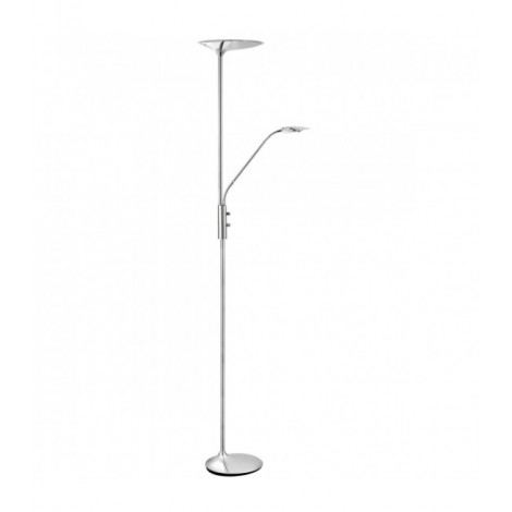 Lampadaire avec liseuse Led Mother Chrome 2 ampoules 178cm|Lampadaire|Luminaire Center