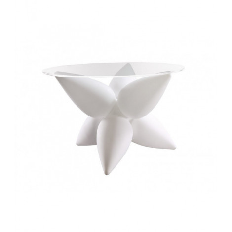 Lampadaire portable Palma Opale blanc 6 ampoules 52cm|Lampadaire|Luminaire Center