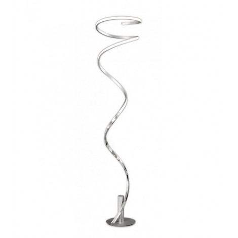 Lampadaire LED intégré Helix Argent 1 ampoule 180cm|Lampadaire|Luminaire Center