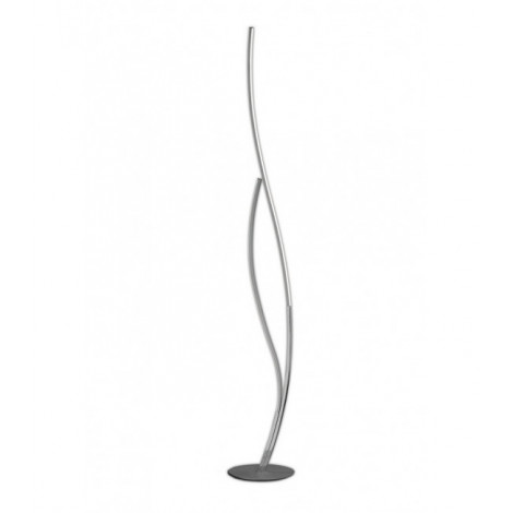 Lampadaire LED intégré Corinto Argent 1 ampoule 174cm|Lampadaire|Luminaire Center
