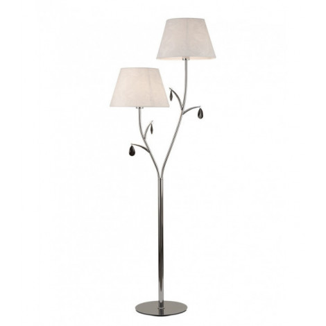 Lampadaire Andrea Chrome poli 2 ampoules 175cm|Lampadaire|Luminaire Center